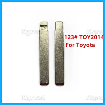 10шт 123# TOY2014 Металлический Неразрезной Пустой Флип-Дистанционный Ключ для Toyota New Models COROLLA для Keydiy KD Xhorse VVDI JMD Remote