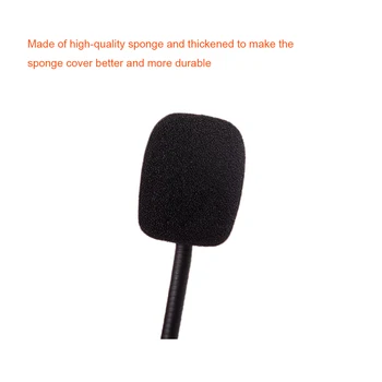 10шт Волокнистая Утолщенная Губка Высокой Плотности Small Microphoneearphone Выделенный - Anti Noise Anti