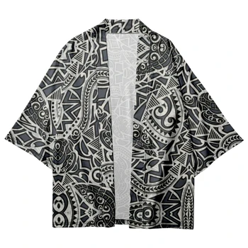 2023 Японское Кимоно Для Мужчин И Женщин Harajuku Традиционное Кимоно С Рисунком Пейсли Пляжная Рубашка Летние Халаты 8