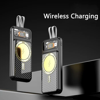 22,5 Вт Блок Питания для Быстрой Зарядки с Магнитным Кольцом 15 Вт Беспроводное Зарядное Устройство Magsafe для iPhone 14 13 Samsung Phone Battery Charger