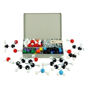240 шт. Молекулярная модель Неорганической и органической химии Научные атомы Молекулярные модели атомов с цветовой кодировкой для детского челнока