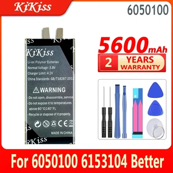 5600 мАч KiKiss Аккумулятор Для 6050100 6153104 Лучше, чем 6252103 PSP Изменить UMD Мобильный Телефон Bateria Высокой Емкости