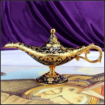Aladdin Magic Genie Lamps - Старинные Курильницы Magic Genie Light для Украшения Домашнего Стола/ Вечеринки/ Хэллоуина/ Дня рождения