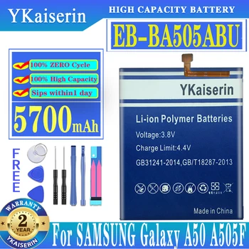 EB-BA505ABU 5700 мАч Аккумулятор Для Samsung Galaxy A30 A30S A50 A505F SM-A505F A505FN/DS A505GN/DS A505W Аккумулятор для телефона Бесплатные Инструменты