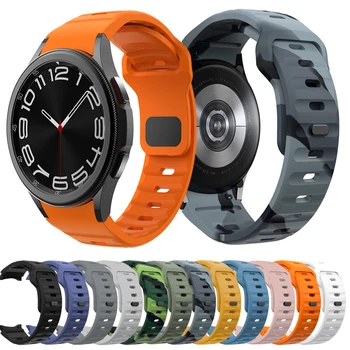 Easyfit спортивный силиконовый ремешок для Samsung Watch 6 5 4 40 мм 44 мм Смарт-часы для Watch 6 Classic 43 мм 47 мм watch 5 Pro correa band