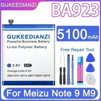 GUKEEDIANZI Для Meizu Note 9 Note9 M9 M923H Смартфон BA923 BA 923 5100 мАч Высококачественный Аккумулятор + Номер для отслеживания
