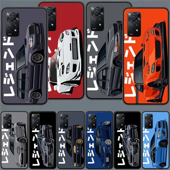 JDM Tokyo Drift Спортивный Автомобиль Чехол Для Телефона Xiaomi Redmi Note 12 11 Pro Plus 12S 11E 11T 11S 10 10S 9S 9T 4G 5G 9 8 8T 7 6 5 Pro C