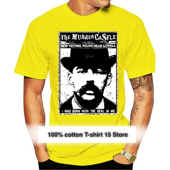 KND HH Holmes asesinato Castillo Chicago mundos justo asesino en serie para hombre Camiseta