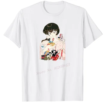 Maison Ikkoku characters Tribute cara dolce kyoko Унисекс, повседневные футболки с графическим рисунком, Летние футболки Harajuku oversize, Мужская одежда