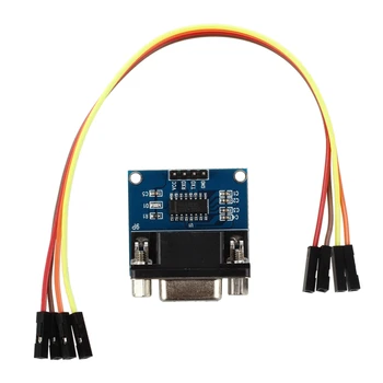 RISE-MAX3232 Последовательный порт RS232 Модуль преобразователя TTL в разъем DB9 с 4 соединительными кабелями
