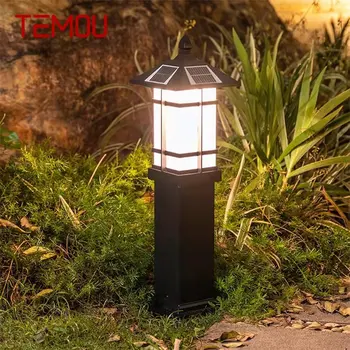 TEMOU Outdoor Solar Lawn Lamp LED Light Классический Водонепроницаемый Дом для Украшения Сада Виллы