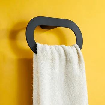 Vidric черное кольцо для полотенец вешалка для полотенец полка для полотенец в ванной toalha ring