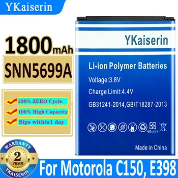 YKaiserin 1800 мАч SNN5699A Батарея Для Motorola Moto C150 E398 ROKR E1 ROKR E3 V810 Телефон Bateria