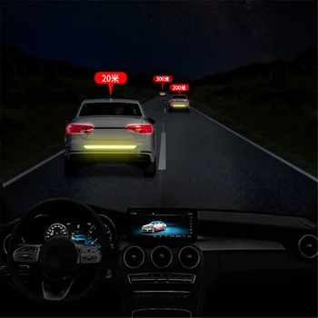 Автомобильная светоотражающая наклейка-лента Светоотражающая полоса для Smart forfour fortwo forjeremy City Coupe Roadster
