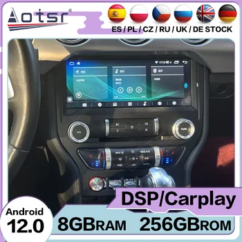 Автомобильный Мультимедийный Видеоплеер Android 12 Для Ford Mustang 2015 2016 2017 2018 2019 2020 GPS Навигация Автомобильное Радио Головное Устройство