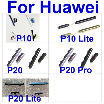 Боковые кнопки включения громкости Гибкий кабель для Huawei P10 P20 Lite P20 Pro Кнопки управления звуком Вверх вниз Запасные части