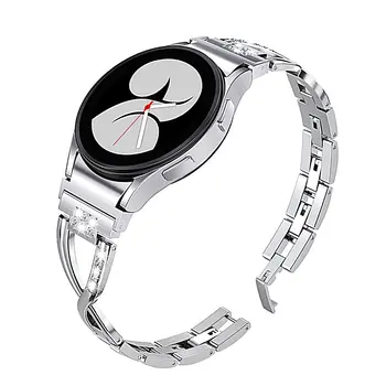 Браслет без Зазора для Samsung Galaxy Watch 4 5 Pro 44 мм 40 мм 45 мм Ювелирный Ремешок для Galaxy Watch 4 Classic 46 мм 42 мм