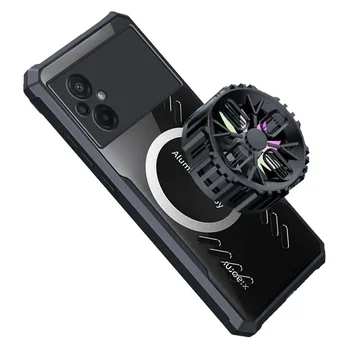 Геймерский Чехол для Телефона Xiaomi POCO M5 M4 5G Тепловыделяющая Графеновая Магнитная Крышка Беспроводной Тонкий Корпус Телефона Для Геймера
