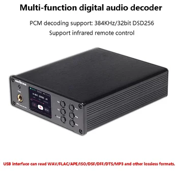 Двойной аудиодекодер ES9038Q2M Усилитель для наушников QCC5125 Bluetooth 5.1 APTX-HD LDAC Без потерь Формата IV/LPF Схема обработки