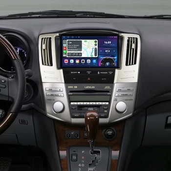 Для Lexus RX300 RX330 RX350 RX400 XU30 Toyota Harrier2003-2013 Автомобильный Радиоприемник GPS Стерео Мультимедиа QLED 2K Android CarPlay