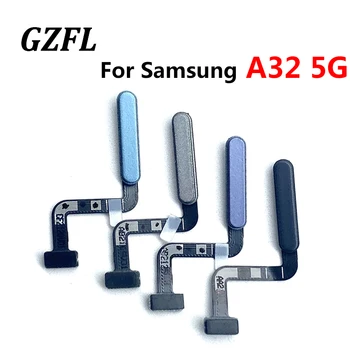 Для Samsung Galaxy A32 5G A326B Считыватель отпечатков пальцев сенсор Touch ID Клавиша возврата Кнопка Home Гибкий кабель