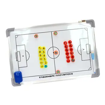 Доска для футбольных тренеров, портативная магнитная футбольная доска для тренировок по футболу