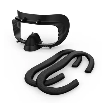 Интерфейс виртуальной реальности для лица и замена пены для HP Reverb G2, с 2 масками из полиуретановой пены, носовыми накладками для защиты от протечек, аксессуарами виртуальной реальности