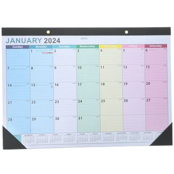Календарь планирования расписания Декоративный Планировщик Настенный Многофункциональный Английский Бумажный календарь для домашнего Офиса