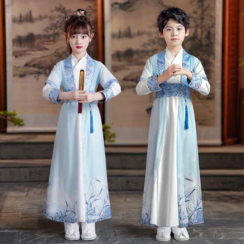 Китайский традиционный костюм Ханьфу, женское платье Древней династии Хань, Восточное платье принцессы, Элегантная одежда для танцев династии Тан.
