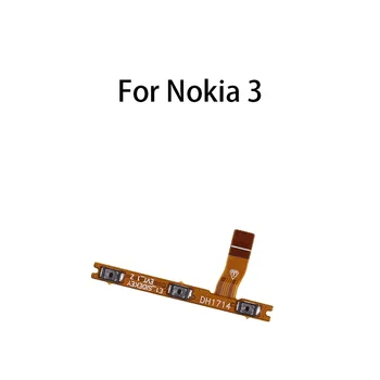 Клавиша включения выключения звука, кнопка регулировки громкости, гибкий кабель для Nokia 3