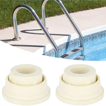 Лестница для бассейна Резиновая пробка Запасные части для лестницы для бассейна 2шт белых резиновых пробок Защитные принадлежности