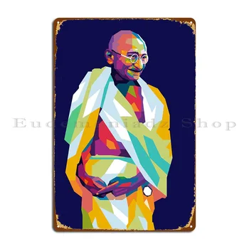 Металлические Вывески Махатмы Ганди Забавная Гостиная Персонализированный Классический Жестяной Плакат С Вывеской