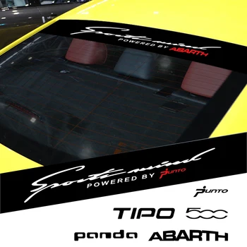 Наклейка На Лобовое Стекло Автомобиля Auto Windscreen Decor Decal Cover Для Fiat 500 Icon Panda 169 141 2 Punto Evo Tipo Egea SW Abarth 595