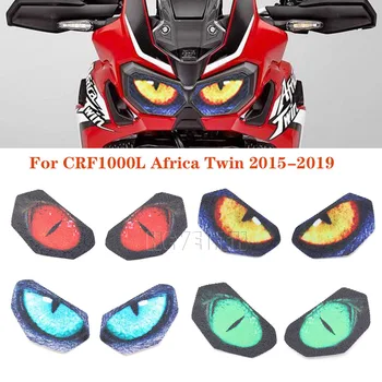Наклейка На Фары Мотоцикла Для Honda Africa Twin CRF1000L 2019 CRF 1000L 2015-2018 Наклейки На Передний Головной Фонарь Наклейки 3D Guard