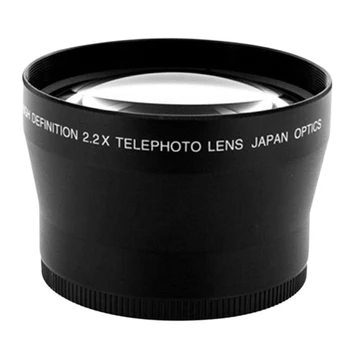 Новый Объектив Телеконвертера 72 мм 2.2X Универсальный Телеконвертер Зеркальной камеры Подходит Для объектива Беззеркальной камеры Canon Nikon Sony