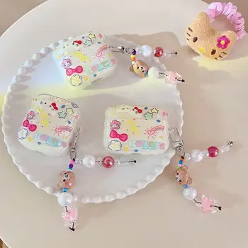 Новый чехол Sanrio Hello Kitty Airpods Для Airpods 1 2 3 Поколения Pro Pro2 Trendy Shell Cute Wireless Blutooth Cover Для Airpods