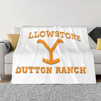 Одеяло для Йеллоустонского ранчо Даттон, одеяло Каваи, двуспальная кровать, Сверхлегкий плед, Переносное ветровое одеяло для путешествий на открытом воздухе.