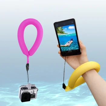 Плавающий ремень для камеры, водонепроницаемая плавающая пена для телефона с камерой, универсальный плавающий ремень для подводной камеры, водонепроницаемая сумка