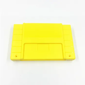 Пластиковая оболочка для замены игрового картриджа желтого цвета для игровой карты NTSC SNES 16BIT game card Shell