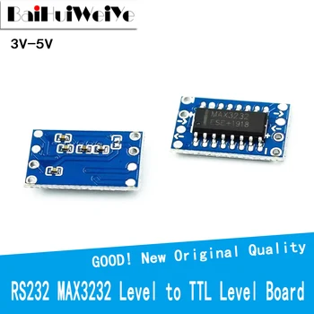 Плата преобразования уровня RS232 MAX3232 в TTL 115200bps Модуль-адаптер преобразователя Новый