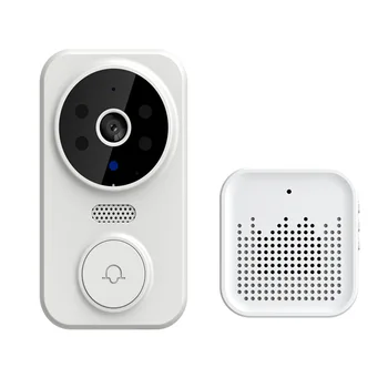 Популярная беспроводная камера дверного звонка Tuya M8 с разрешением 1080 HD, информирующий звонок, WiFi Видео Умный домофон, дверной звонок