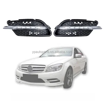 Светодиодный дневной ходовой свет DRL переднего бампера, противотуманная фара для Mercedes-Benz W204 AMG-sport