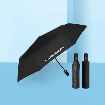 Сильный Полностью Автоматический Зонт Складной От Дождя Для Мужчин Женщин Роскошный Деловой Зонт Для Mitsubishi Lancer Ex 9 10 Аксессуары