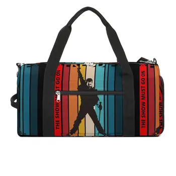 Спортивные сумки F-Freddie M-Mercury, спортивная сумка для плавания Queen Band с обувью, красочные сумки, дизайнерская сумка для фитнеса на открытом воздухе