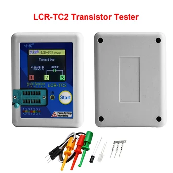 Тестер транзисторов LCR-TC2 Мультиметр ЖК-Диод Триод Конденсаторный Тестовый резистор ESR MOSFET NPN PNP Симистор MOS/PNP/NPN
