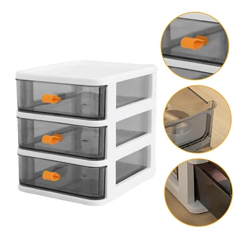 Трехъярусные шкафчики, настольный контейнер, органайзер в стиле ящика для офиса, аксессуар для дома