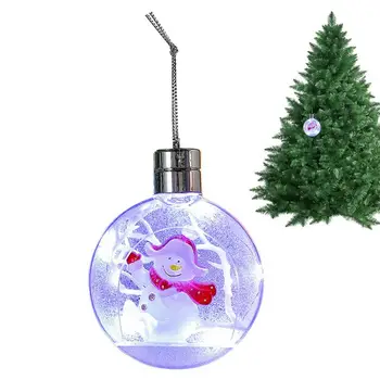 Украшения для рождественских шаров с подсветкой, Многоразовые многоцелевые декорации для шаров, Изысканные праздничные украшения на открытом воздухе для балкона-шкафа