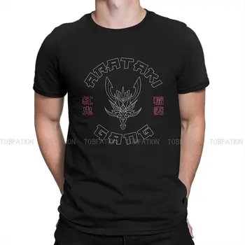 Хлопчатобумажная футболка Genshin Impact Arataki Gang Burst, Винтажная Альтернативная Мужская футболка С Круглым вырезом, Мужская одежда