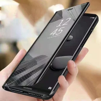 Чехол Pocco M4 Pro Nfc Smart Mirror Чехол Для Телефона Xiaomi Poco M4 Pro 5G NFC Case Pocco Little M4 Pro M4Pro Откидная крышка Fundas