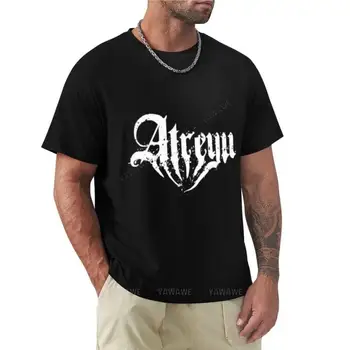 мужские летние футболки для мальчиков с логотипом ATREYU, большие размеры, топы, футболка с графикой, рубашка с животным принтом для мальчиков, мужская футболка, новая мужская хлопковая футболка